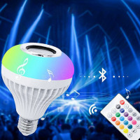 Lmpada LED Multicolor com Coluna Bluetooth