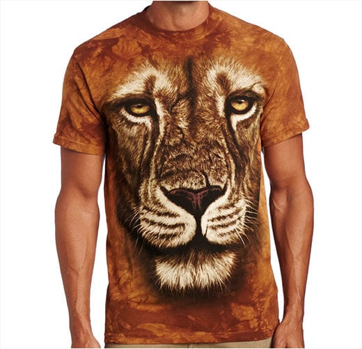 T-shirt Face Leão Guerreiro T-shirt Face Leão Guerreiro