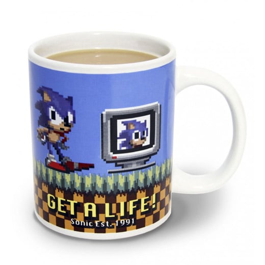 Caneca Sonic The Hedgehog Get A Life Caneca Sonic The Hedgehog Get A Life