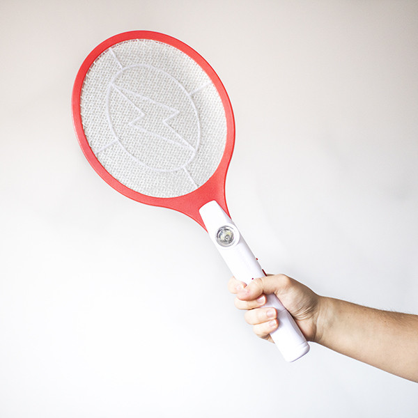 Raquete El�trica Antimosquitos